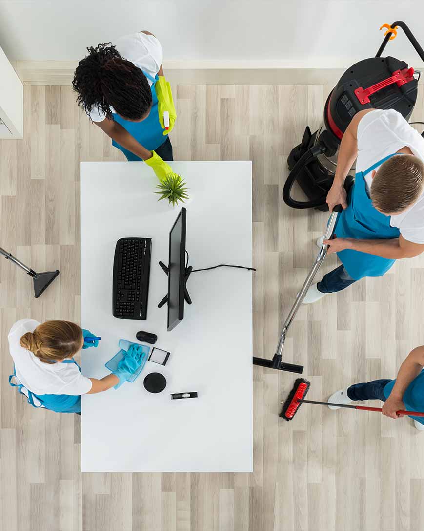 rengøring på kontor